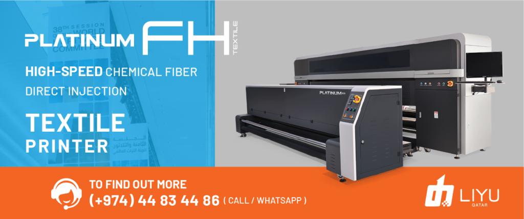 liyu fabric textile sublimation printer in qatar